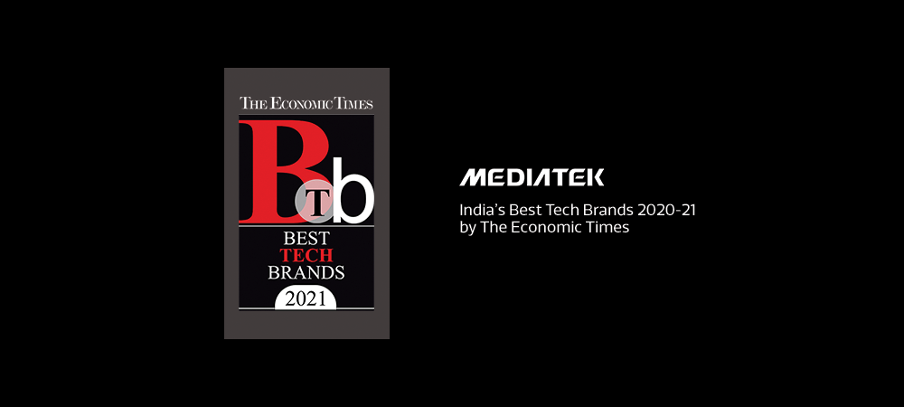 MediaTek recognized as one of India’s Best Tech Brands