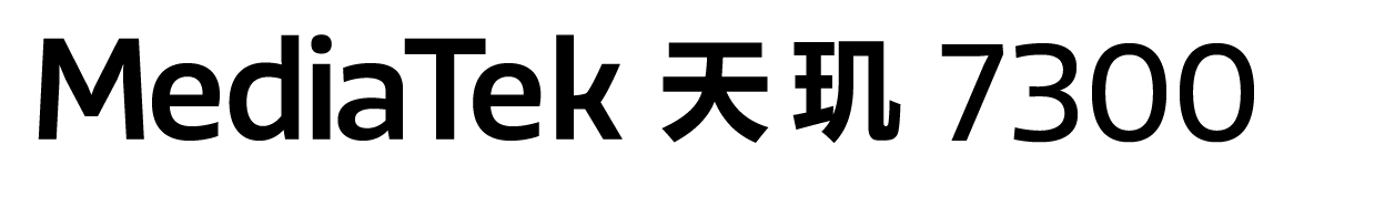 MediaTek Dimensity 7300 Logo_Black_Horizontal_CN 0324