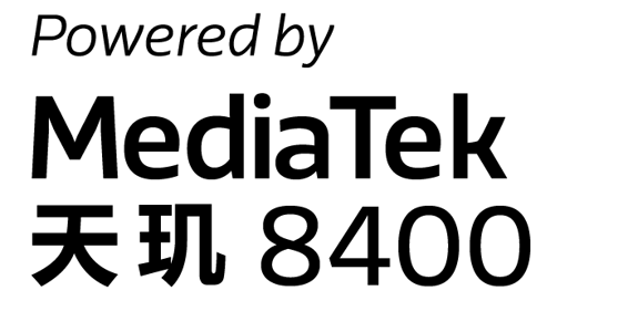 Powered by MediaTek Dimensity 8400 Logo_Black_Vertical_CN 0624