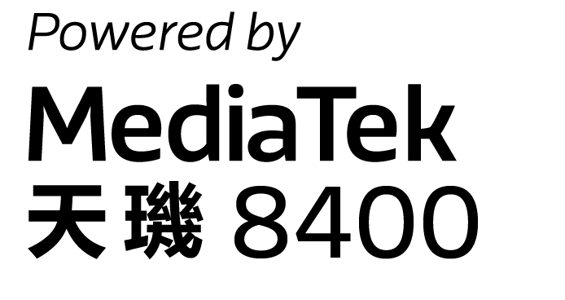 Powered by MediaTek Dimensity 8400 Logo_Black_Vertical_TW 0624