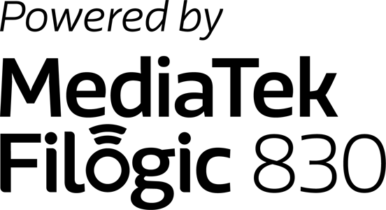 “POWERED BY” MediaTek Filogic 830_Black_0921