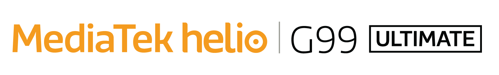 MediaTek Helio G99 ULTIMATE_Logo_Orange-Black_Horizontal_EN 0923