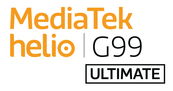 MediaTek Helio G99 ULTIMATE_Logo_Orange-Black_Vertical_EN 0923