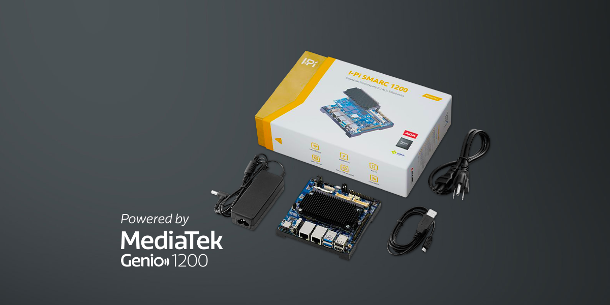 AdLink I-Pi SMARC 1200 Plus DevKit powered by MediaTek Genio 1200