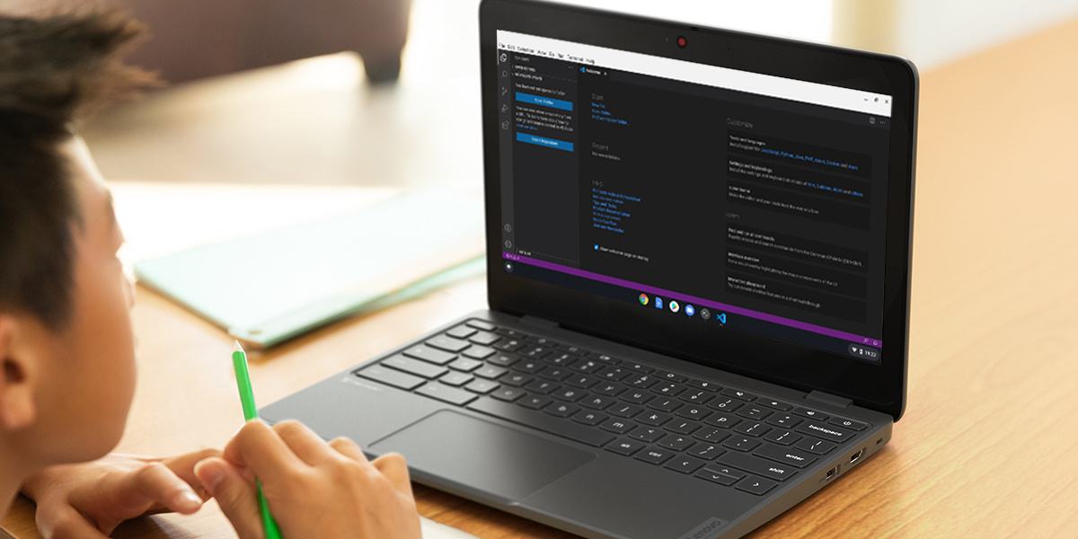 Microsoft Visual Studio Code available on MediaTek-powered Chromebooks