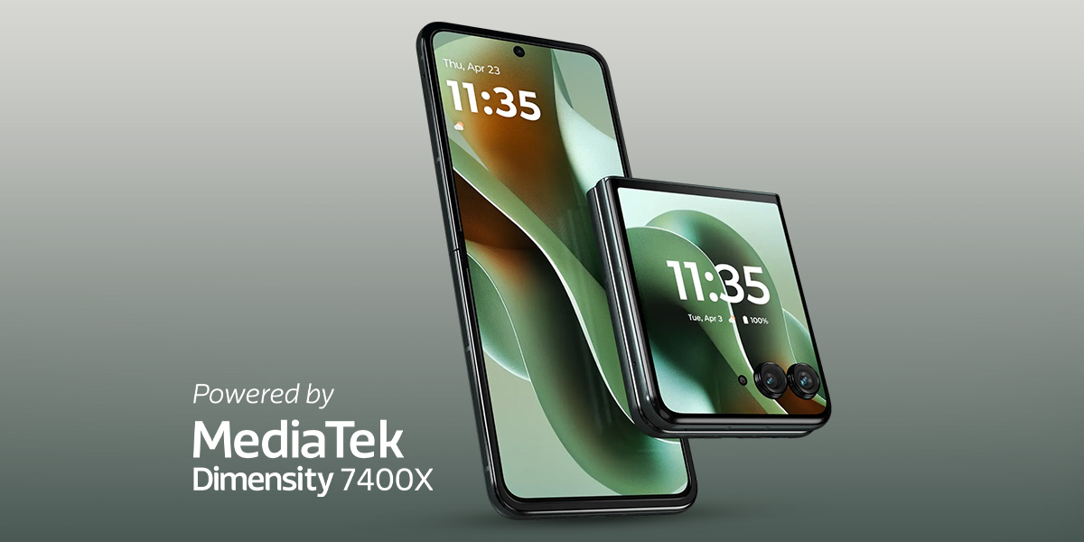 Motorola razr 60, powered by MediaTek Dimensity 7400X