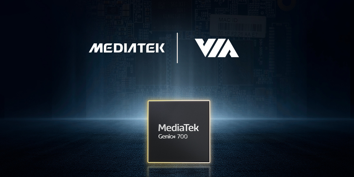 VIA Technologies powerful Edge AI IoT powered by MediaTek Genio 700