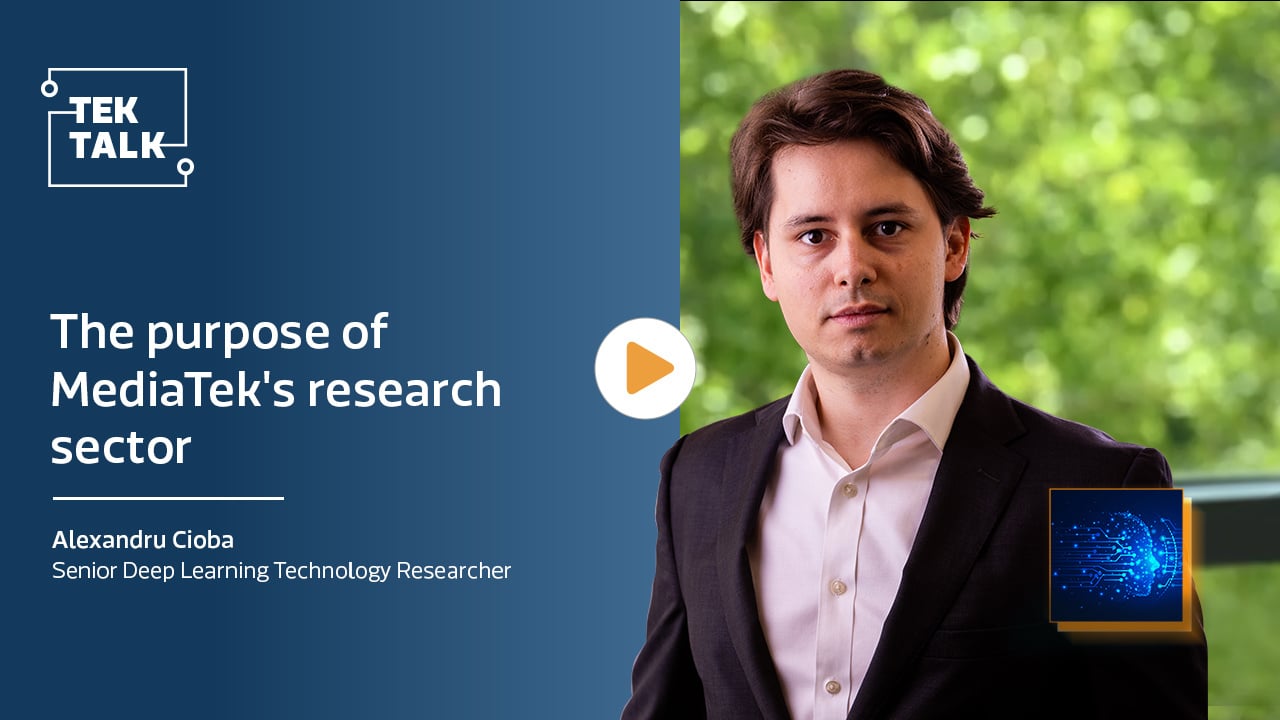 The purpose of MediaTek's research sector