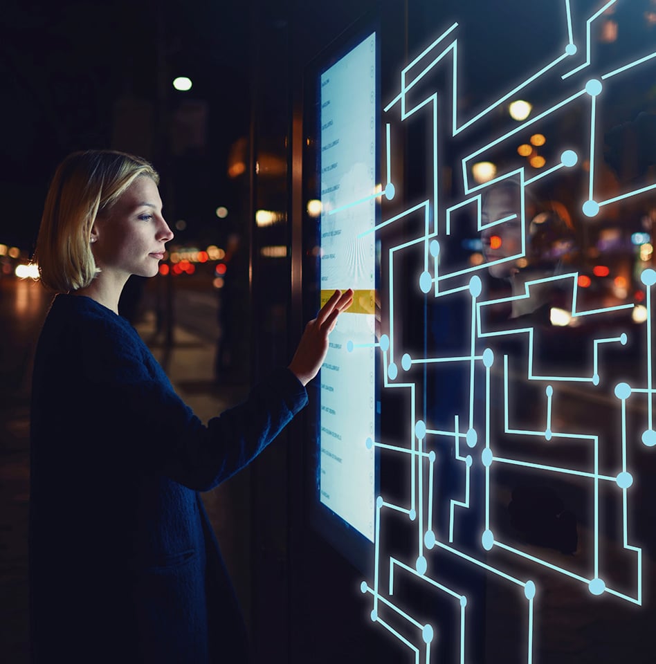 Interactive-display-interface