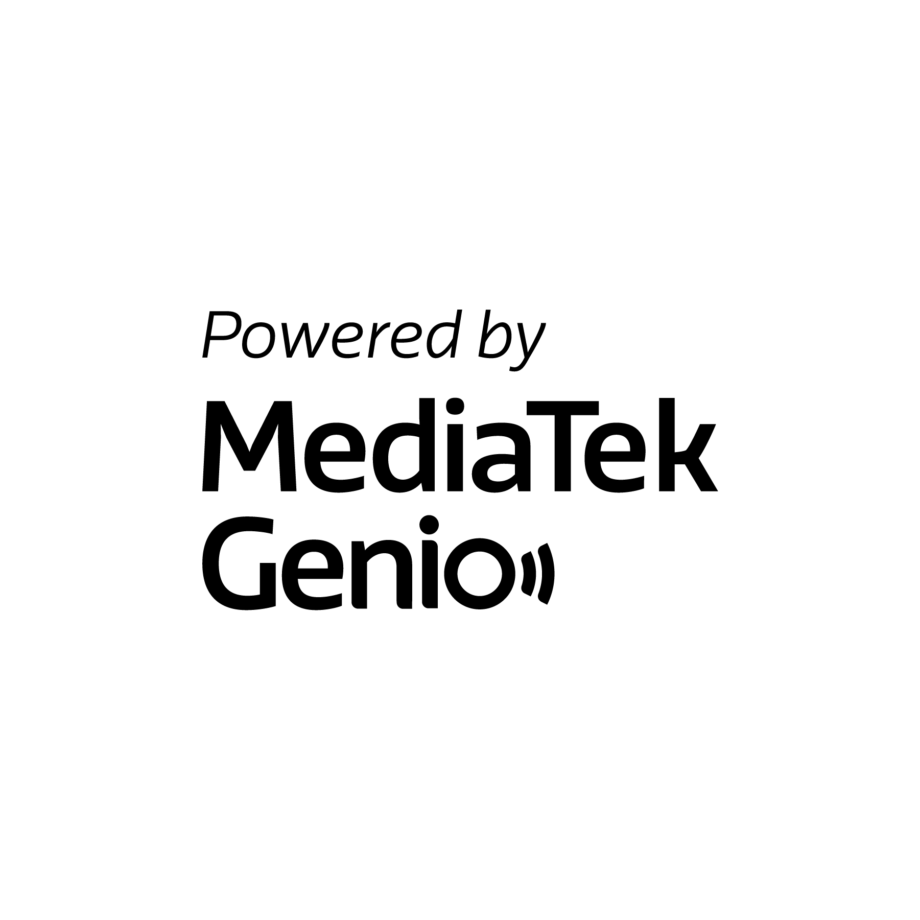 Powered by MediaTek Genio _Black