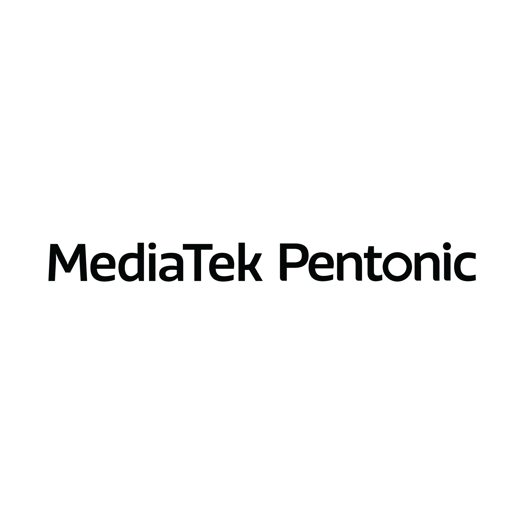MediaTek Pentonic Logo Horizontal EN_Black